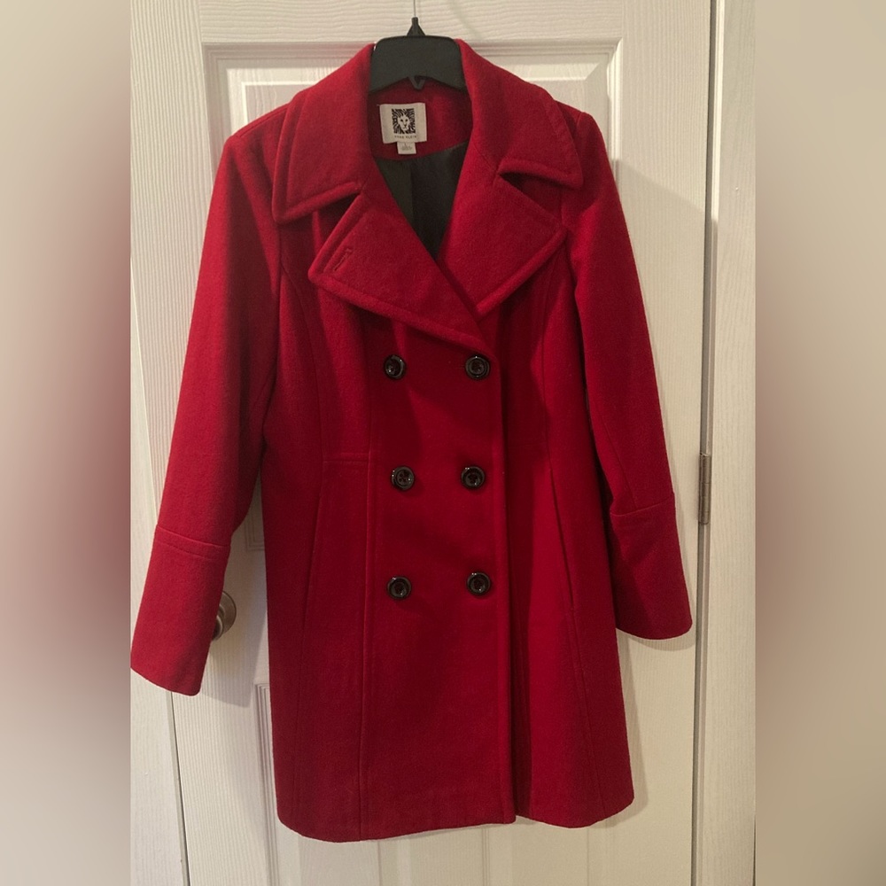 Anne Klein wool blend coat